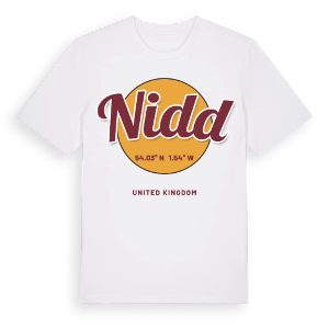 Nidd cirkel t-shirt – ekologisk bomull t-shirt från Pinshirt