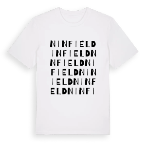 Ninfield ordlek t-shirt – ekologisk bomull t-shirt från Pinshirt