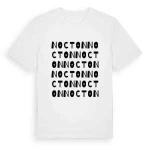 Nocton ordlek t-shirt – ekologisk bomull t-shirt från Pinshirt