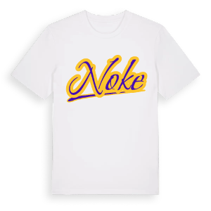 Noke baseball t-shirt – ekologisk bomull t-shirt från Pinshirt