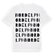 Nordelph ordlek t-shirt