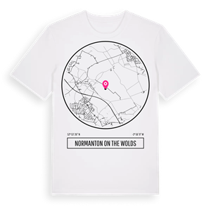Normanton on the Wolds t-shirt – ekologisk bomull t-shirt från Pinshirt