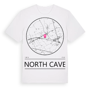 North Cave t-shirt – ekologisk bomull t-shirt från Pinshirt