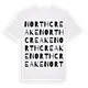 North Creake ordlek t-shirt