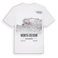 North Devon karta t-shirt