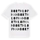 North Lopham ordlek t-shirt