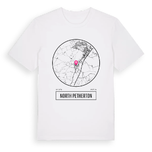 North Petherton t-shirt – ekologisk bomull t-shirt från Pinshirt