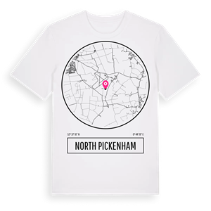 North Pickenham t-shirt – ekologisk bomull t-shirt från Pinshirt