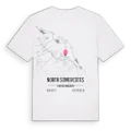 North Somercotes karta t-shirt