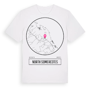 North Somercotes t-shirt – ekologisk bomull t-shirt från Pinshirt
