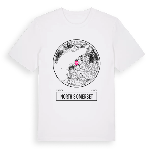 North Somerset t-shirt – ekologisk bomull t-shirt från Pinshirt