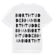 North Tuddenham ordlek t-shirt