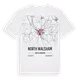 North Walsham karta t-shirt