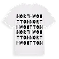 North Wootton ordlek t-shirt