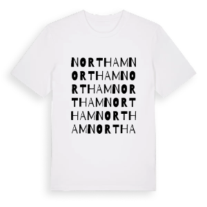 Northam ordlek t-shirt – ekologisk bomull t-shirt från Pinshirt