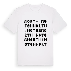 Northington ordlek t-shirt – ekologisk bomull t-shirt från Pinshirt