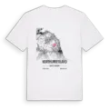 Northumberland karta t-shirt