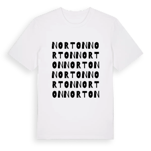 Norton ordlek t-shirt – ekologisk bomull t-shirt från Pinshirt
