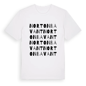 Norton Bavant ordlek t-shirt – ekologisk bomull t-shirt från Pinshirt