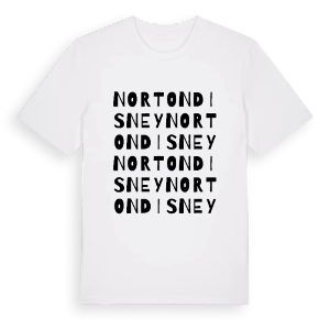 Norton Disney ordlek t-shirt – ekologisk bomull t-shirt från Pinshirt