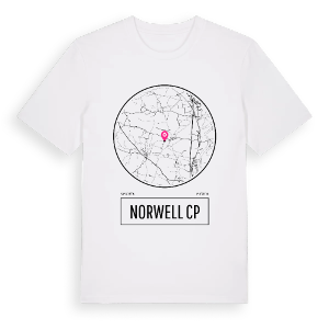 Norwell CP t-shirt – ekologisk bomull t-shirt från Pinshirt
