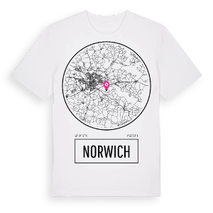 Norwich t-shirt – ekologisk bomull t-shirt från Pinshirt