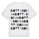 Nottingham ordlek t-shirt