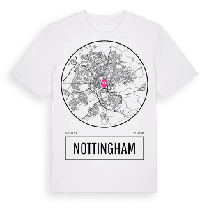 Nottingham t-shirt – ekologisk bomull t-shirt från Pinshirt