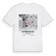 Nottinghamshire karta t-shirt