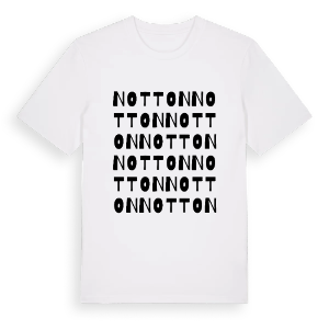 Notton ordlek t-shirt – ekologisk bomull t-shirt från Pinshirt