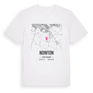 Nowton karta t-shirt – ekologisk bomull t-shirt från Pinshirt