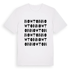 Nowton ordlek t-shirt – ekologisk bomull t-shirt från Pinshirt
