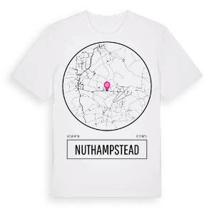 Nuthampstead t-shirt – ekologisk bomull t-shirt från Pinshirt
