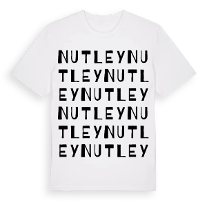 Nutley ordlek t-shirt – ekologisk bomull t-shirt från Pinshirt