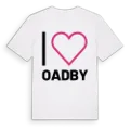 Jag älskar Oadby t-shirt stort tryck