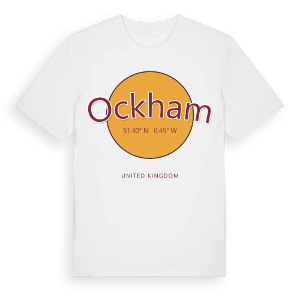 Ockham cirkel t-shirt – ekologisk bomull t-shirt från Pinshirt