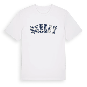 Ockley college t-shirt – ekologisk bomull t-shirt från Pinshirt