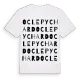 Ocle Pychard ordlek t-shirt