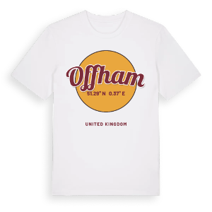 Offham cirkel t-shirt – ekologisk bomull t-shirt från Pinshirt