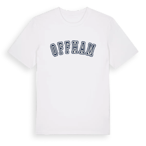 Offham college t-shirt – ekologisk bomull t-shirt från Pinshirt