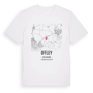 Offley karta t-shirt – ekologisk bomull t-shirt från Pinshirt