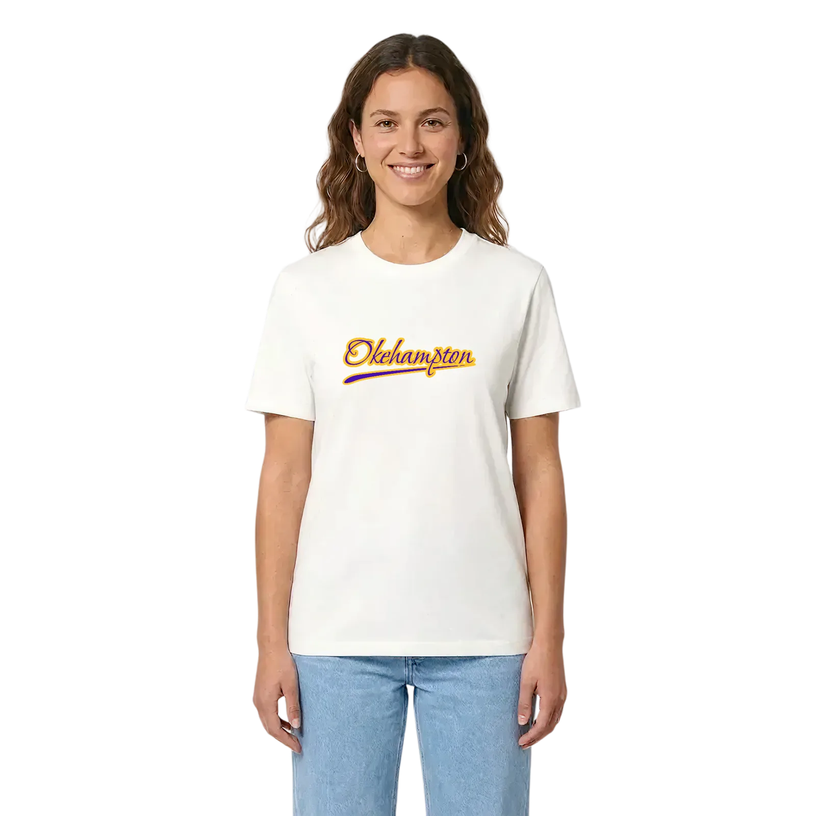 Okehampton baseball t-shirt – White, i miljö