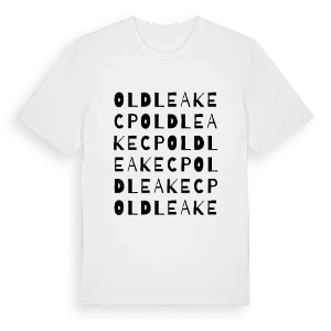 Old Leake CP ordlek t-shirt – ekologisk bomull t-shirt från Pinshirt