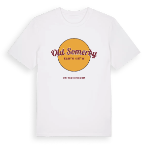 Old Somerby cirkel t-shirt – ekologisk bomull t-shirt från Pinshirt