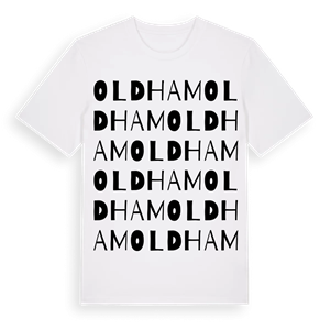 Oldham ordlek t-shirt – ekologisk bomull t-shirt från Pinshirt