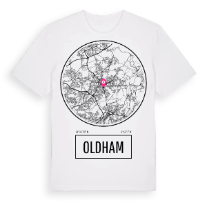 Oldham t-shirt – ekologisk bomull t-shirt från Pinshirt