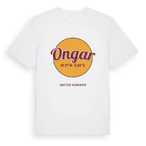 Ongar cirkel t-shirt – ekologisk bomull t-shirt från Pinshirt