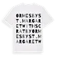 Ormesby St. Margaret with Scratby ordlek t-shirt