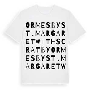Ormesby St. Margaret with Scratby ordlek t-shirt – ekologisk bomull t-shirt från Pinshirt