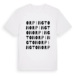 Orpington ordlek t-shirt – ekologisk bomull t-shirt från Pinshirt